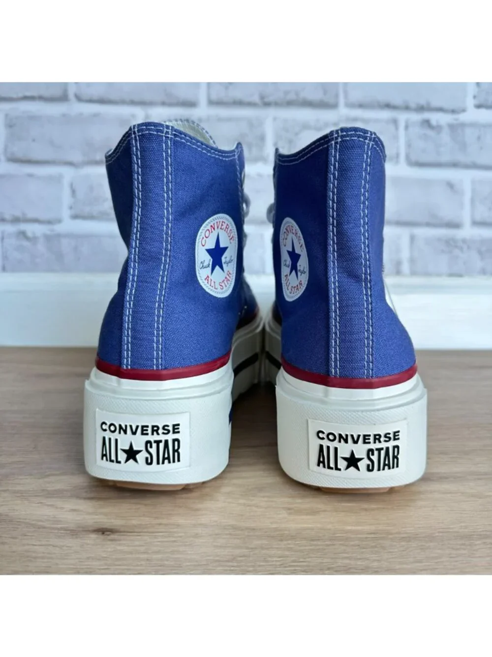 ⭐Converse Chuck Double Stack Platform 7.5 Mens shoes Sneaker Blue Purple A16064C